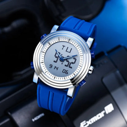 Waterproof Quartz Men’s Watch – Classic Multi‑Function Digital & Analog Wristwatch for Men, Durable Sport & Casual Timepiece Axel