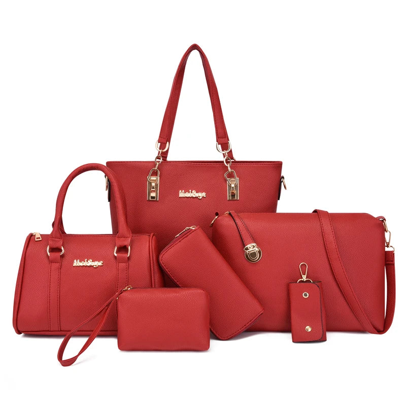 Women's Summer Handbags - 3-Piece Shoulder Bag Set | Stylish & Simple Ladies' Tote, Crossbody, and Purse Buyeon