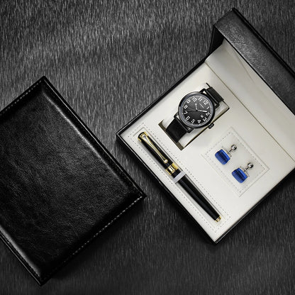 Sinobi Men’s Luxury Watch Gift Set – Business Wristwatch with Pen | Perfect Gift for Leader, Boyfriend, Husband, or Father Daniel