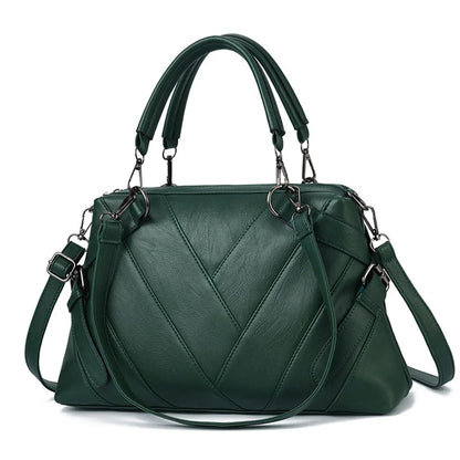 Soft Leather Handbag for Women – Large-Capacity Ladies' Shoulder Bag for Everyday Use Leila