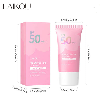Sakura Facial Body Sunscreen Skin Protective Face Skin Sunscreen Spf50
