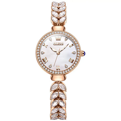 OLEVS 9971 Women's Quartz Wristwatch – Fashionable Jewelry-Inspired Lady's Watch Georgette
