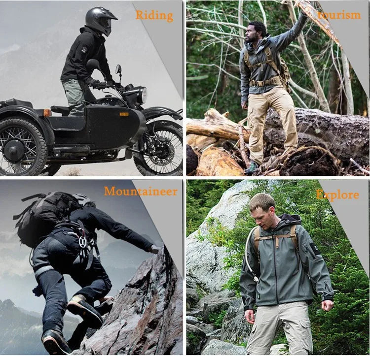 Men's Winter Jacket – Waterproof, Warm Outdoor Coat with Fleece, Velvet-Lined, Casual Thicken Mountaineering Outerwear Aragorn