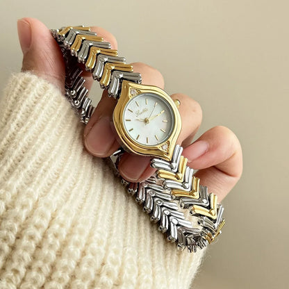 Scottie 9722 Women’s Luxury Quartz Watch – Waterproof Square Alloy Case, Stainless Steel Strap Eowyn