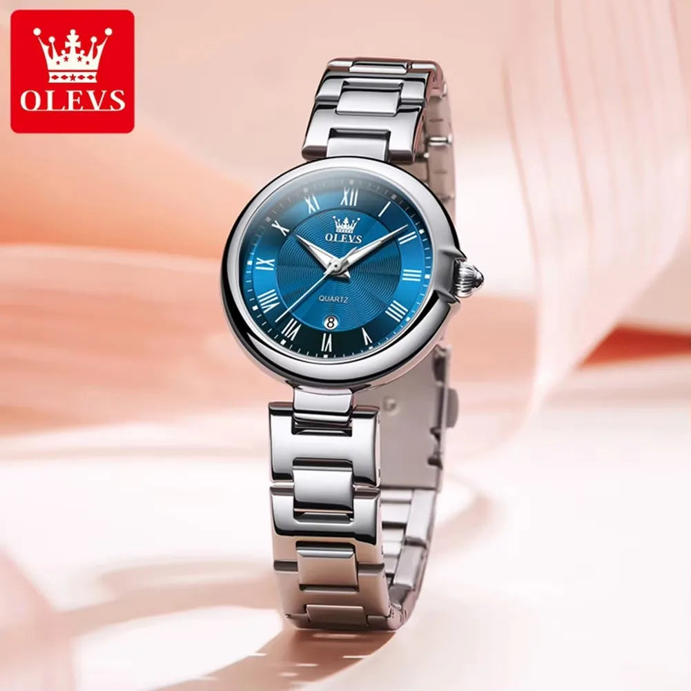OLEVS 5608 Women’s Fashion Watch – Light Luxury Waterproof Luminous Chronograph Quartz Movement Wristwatch