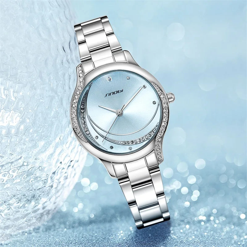 Sinobi Elegant Women’s Watch – Luxury Waterproof Quartz Timepiece with Smart Design Lexie