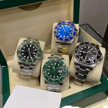 Sapphire Glass Luxury Men's Watch – Automatic Mechanical Designer Sports Watch with Stainless Steel Body & Water-Resistance