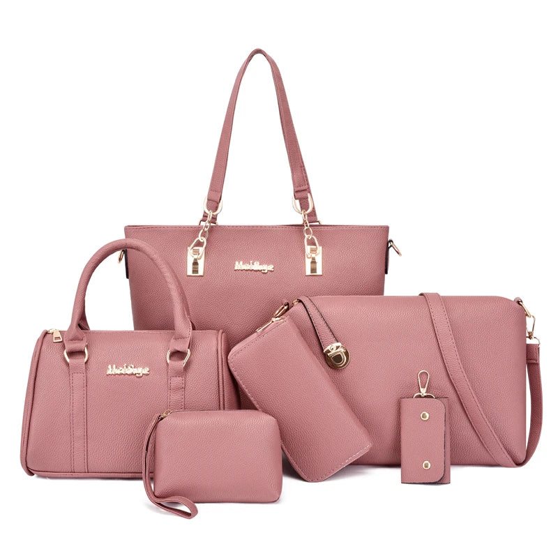 Women's Summer Handbags - 3-Piece Shoulder Bag Set | Stylish & Simple Ladies' Tote, Crossbody, and Purse Buyeon