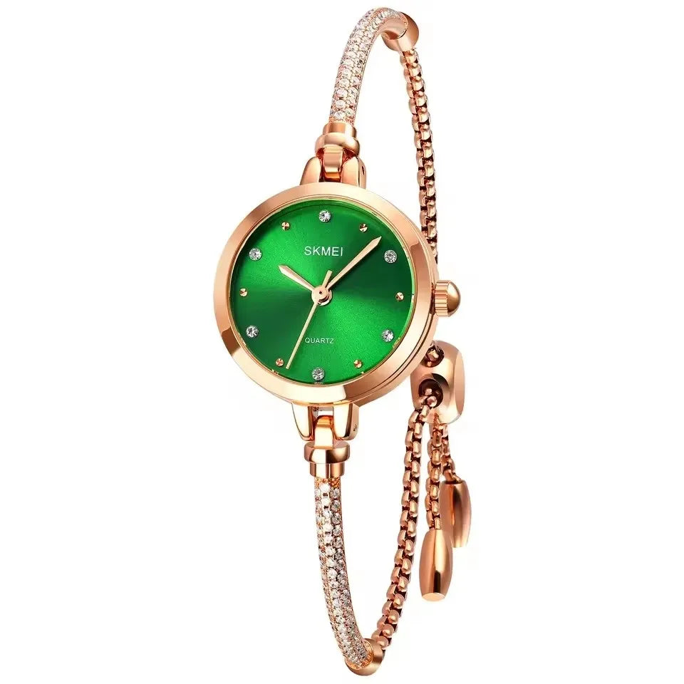 Skmei 1805 Luxury Quartz Watch for Women – Fashion Bracelet Ladies Wristwatch, Classic Design, High-Quality Dressing Accessory Josette