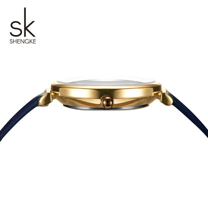 SK Luxury Moon Phase Chronograph Watch – Waterproof Quartz Travel Star Watch with Gift Box Scout