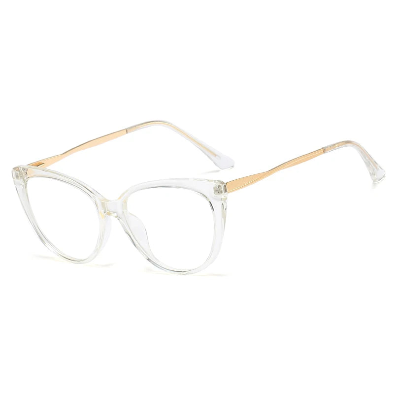 Women’s Metal Spring Hinge Glasses – TR90 Frames with Blue Light Filter | Stylish & Comfortable Designer Eyewear Farah