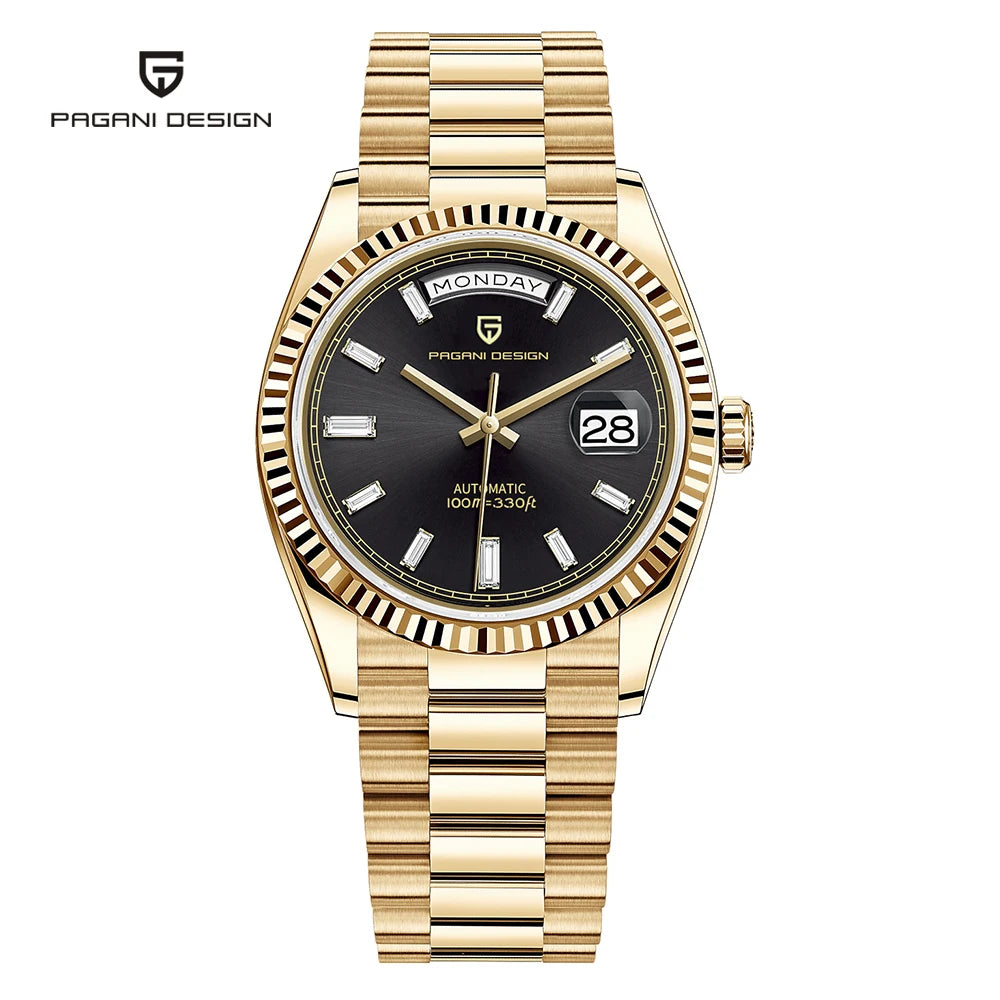 PAGANI DESIGN PD-1752 Rose Gold DD36 Men’s Mechanical Watch | 2025 Luxury Automatic Watch | Sapphire Glass | High‑End Wristwatch for Men