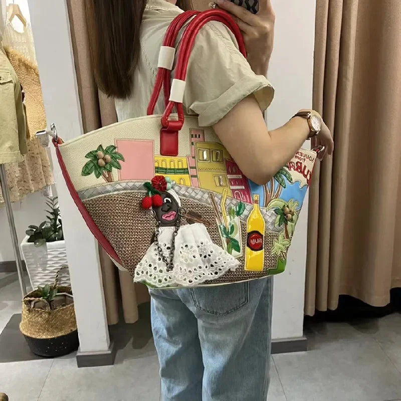 Women’s PU Leather Handbag – Stylish Tote, Shoulder & Crossbody Messenger Bag Krysta