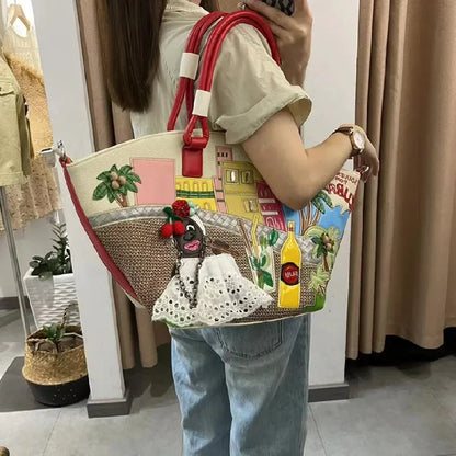 Women’s PU Leather Handbag – Stylish Tote, Shoulder & Crossbody Messenger Bag Krysta