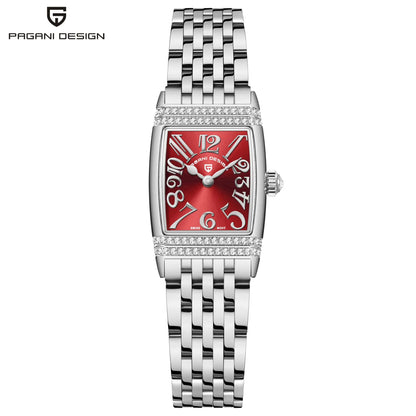 PAGANI DESIGN Women’s Luxury Quartz Watch – Sapphire Glass, Stainless Steel, 22mm Waterproof Fashion Timepiece (2025 New)