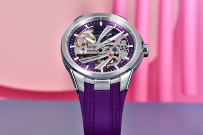 Pagani Design PD‑YS030 Men's Automatic Skeleton Watch – Sapphire AR Crystal, Stainless Steel, Waterproof Sports