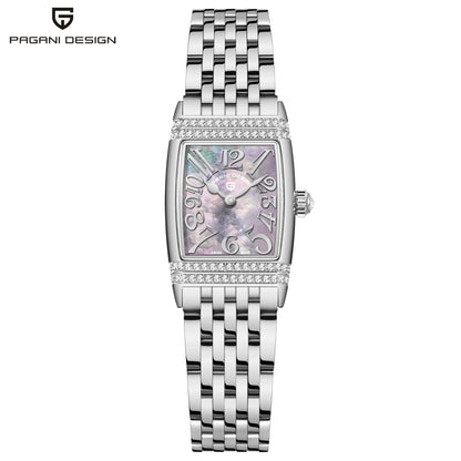 PAGANI DESIGN Women’s Luxury Quartz Watch – Sapphire Glass, Stainless Steel, 22mm Waterproof Fashion Timepiece (2025 New)