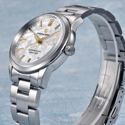 Pagani Design 1734 Men's Quartz Watch – Stainless Steel Band, Luminous Dial, Japanese Movement