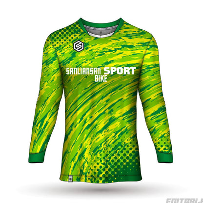 MTB Long Sleeve Mountain Bike Jersey – Men’s Cycling Enduro Downhill Shirt, Breathable Moto‑Style Bicycle T‑Shirt for Riding Neil