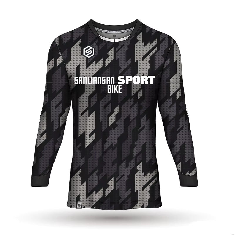 MTB Long Sleeve Mountain Bike Jersey – Men’s Cycling Enduro Downhill Shirt, Breathable Moto‑Style Bicycle T‑Shirt for Riding Neil