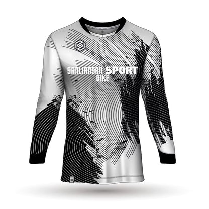 MTB Long Sleeve Mountain Bike Jersey – Men’s Cycling Enduro Downhill Shirt, Breathable Moto‑Style Bicycle T‑Shirt for Riding Neil