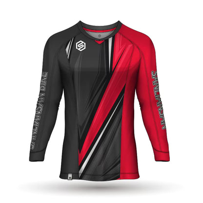 MTB Long Sleeve Mountain Bike Jersey – Men’s Cycling Enduro Downhill Shirt, Breathable Moto‑Style Bicycle T‑Shirt for Riding Neil