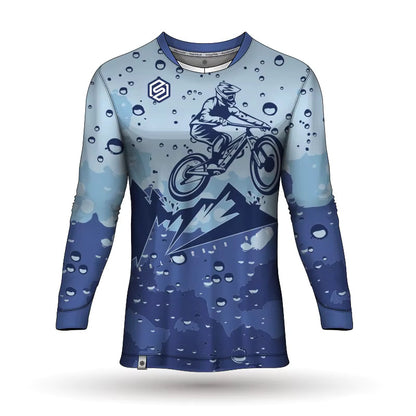 MTB Long Sleeve Mountain Bike Jersey – Men’s Cycling Enduro Downhill Shirt, Breathable Moto‑Style Bicycle T‑Shirt for Riding Neil