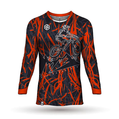 MTB Long Sleeve Mountain Bike Jersey – Men’s Cycling Enduro Downhill Shirt, Breathable Moto‑Style Bicycle T‑Shirt for Riding Neil