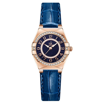 SK Diamond K0192L Women’s Quartz Watch – High‑Quality Fashion Wristwatch, 3ATM Waterproof, Luminous Hands, Elegant Ladies Watch