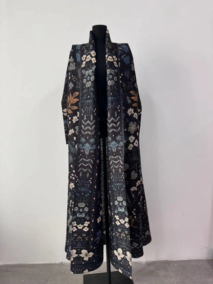 Middle Eastern Muslim Women's Clothing – Loose Arab Robe, Long Blouse, and Abaya Aaliyah