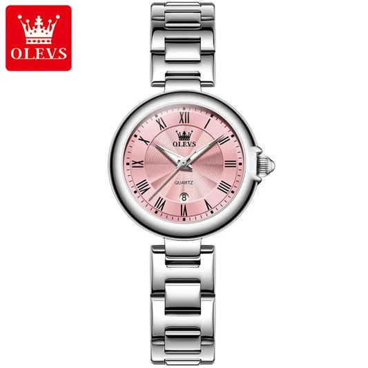 OLEVS 5608 Women’s Fashion Watch – Light Luxury Waterproof Luminous Chronograph Quartz Movement Wristwatch