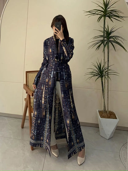 Middle Eastern Muslim Women's Clothing – Loose Arab Robe, Long Blouse, and Abaya Aaliyah