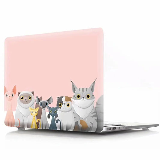 MacBook Pro Case – Stylish Hard Shell Laptop Cover with Cats Animal Design for MacBook 12-Inch