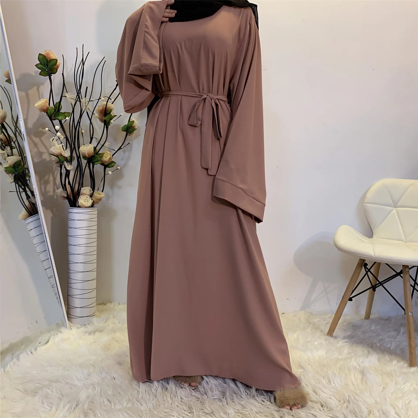 Modest Islamic Long Dresses | Custom Abaya Designs for Women’s Muslim Fashion Yazmina