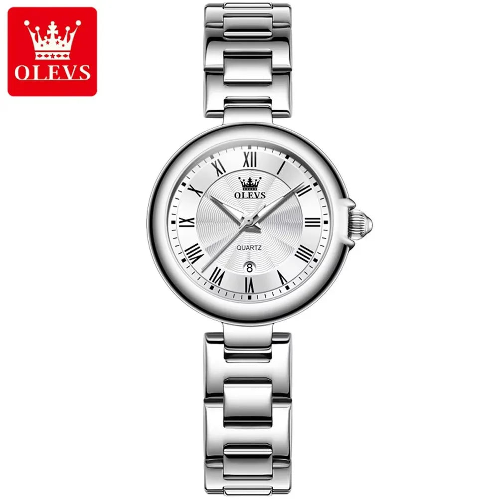 OLEVS 5608 Women’s Fashion Watch – Light Luxury Waterproof Luminous Chronograph Quartz Movement Wristwatch