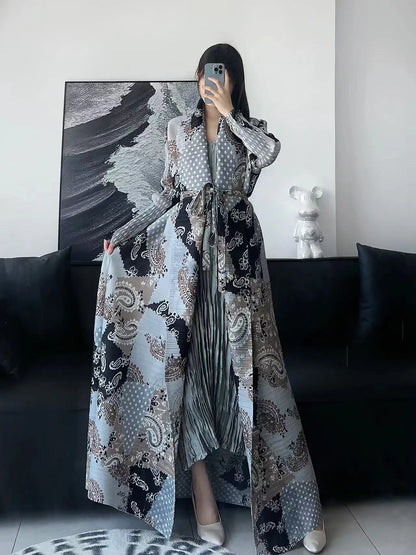 Middle Eastern Muslim Women's Clothing – Loose Arab Robe, Long Blouse, and Abaya Aaliyah
