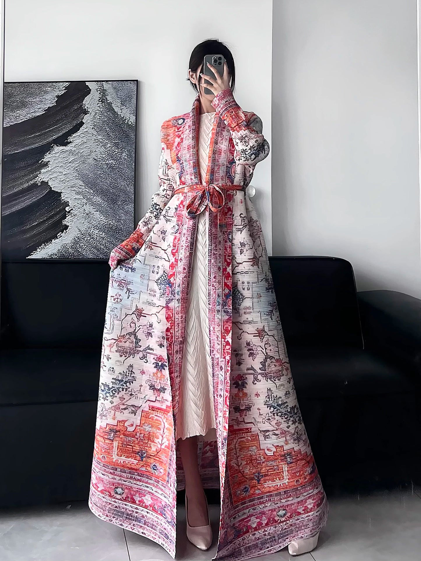 Middle Eastern Muslim Women's Clothing – Loose Arab Robe, Long Blouse, and Abaya Aaliyah