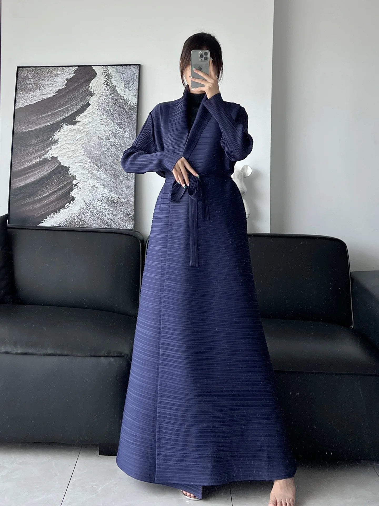 Middle Eastern Muslim Women's Clothing – Loose Arab Robe, Long Blouse, and Abaya Aaliyah