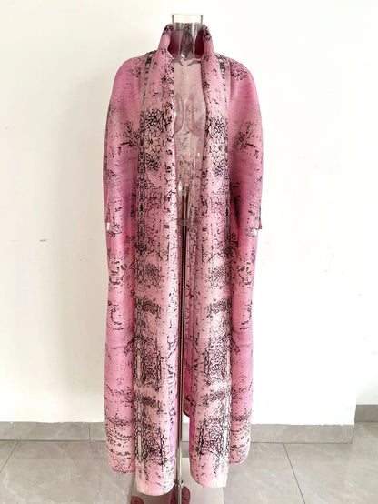 Middle Eastern Muslim Women's Clothing – Loose Arab Robe, Long Blouse, and Abaya Aaliyah