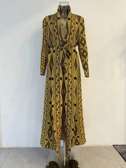 Middle Eastern Muslim Women's Clothing – Loose Arab Robe, Long Blouse, and Abaya Aaliyah