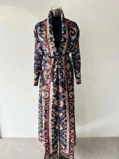 Middle Eastern Muslim Women's Clothing – Loose Arab Robe, Long Blouse, and Abaya Aaliyah