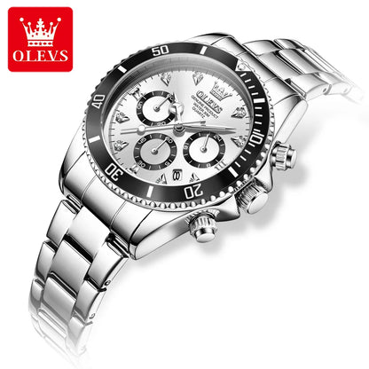 OLEVS 5632 Women’s Quartz Watch – Stainless Steel, Luminous Dial, Date Display, Elegant Business Design Charlotte