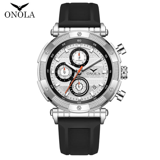 ONOLA 6859 Men’s Quartz Watch – Fashionable, Luminous Hands, Date Calendar, Waterproof