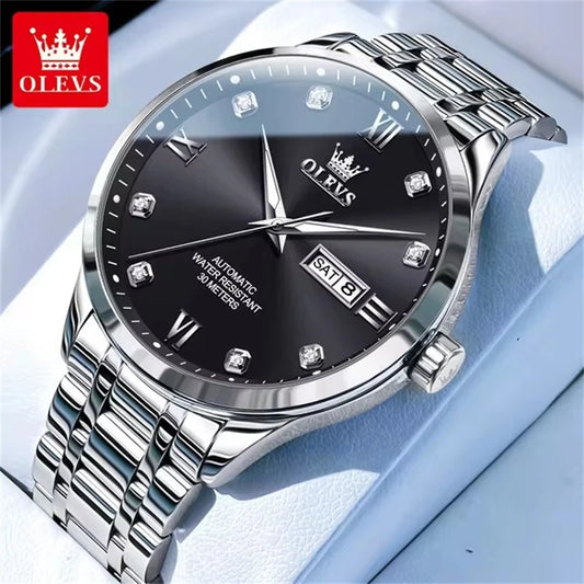 OLEVS 9946 Men's Automatic Watch – Luxury Mechanical Wristwatch with Date Display, Top Brand Business Design