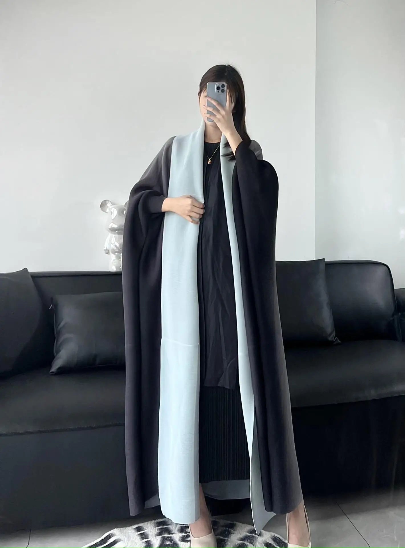 Middle Eastern Muslim Women's Clothing – Loose Arab Robe, Long Blouse, and Abaya Aaliyah