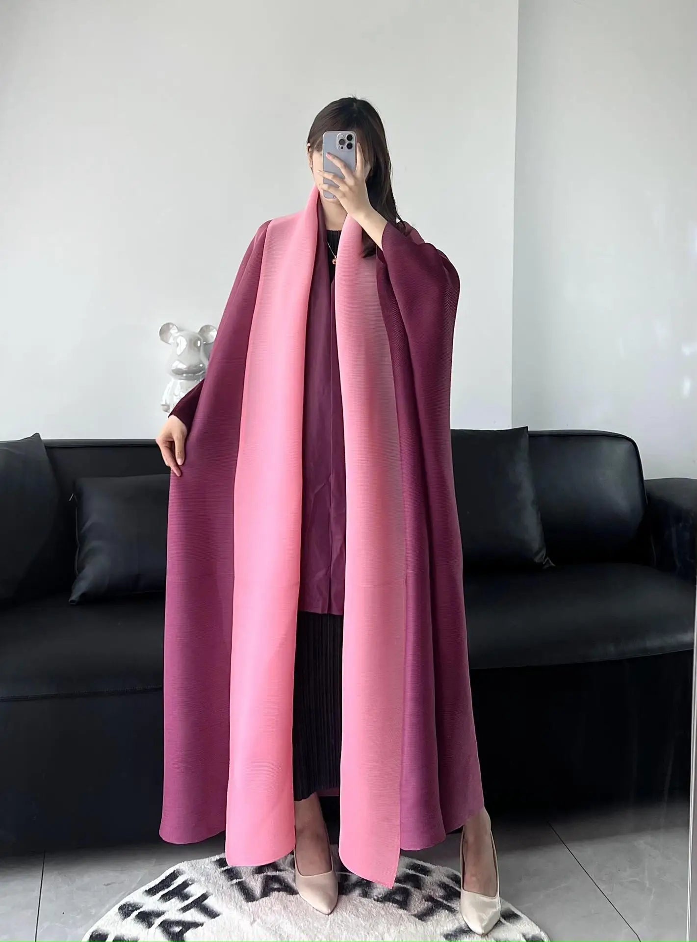 Middle Eastern Muslim Women's Clothing – Loose Arab Robe, Long Blouse, and Abaya Aaliyah