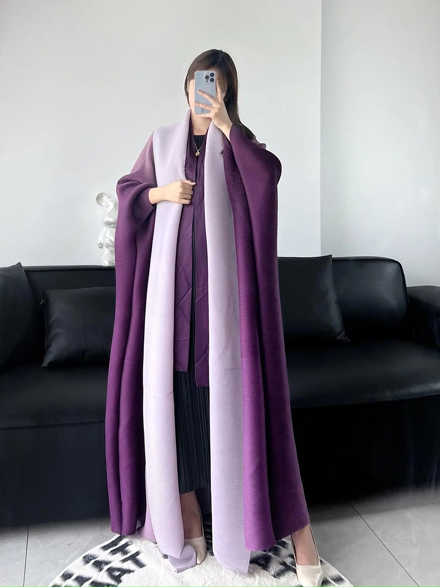Middle Eastern Muslim Women's Clothing – Loose Arab Robe, Long Blouse, and Abaya Aaliyah