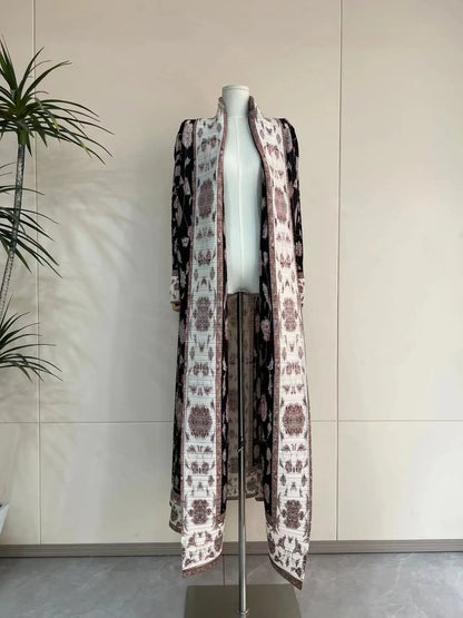 Middle Eastern Muslim Women's Clothing – Loose Arab Robe, Long Blouse, and Abaya Aaliyah