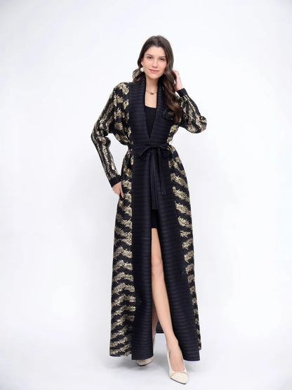 Middle Eastern Muslim Women's Clothing – Loose Arab Robe, Long Blouse, and Abaya Aaliyah