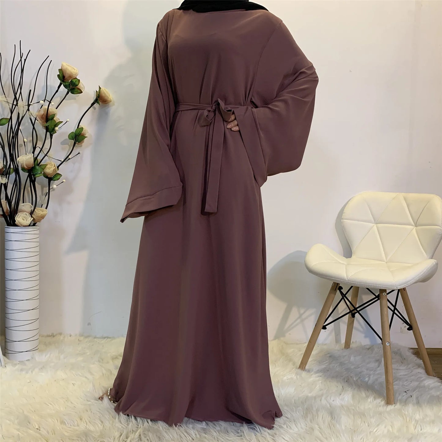 Modest Islamic Long Dresses | Custom Abaya Designs for Women’s Muslim Fashion Yazmina